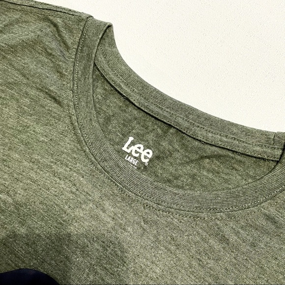 Lee Men’s Short Sleeve T-Shirt Crewneck Cotton Blend Size L NWT - Picture 4 of 14